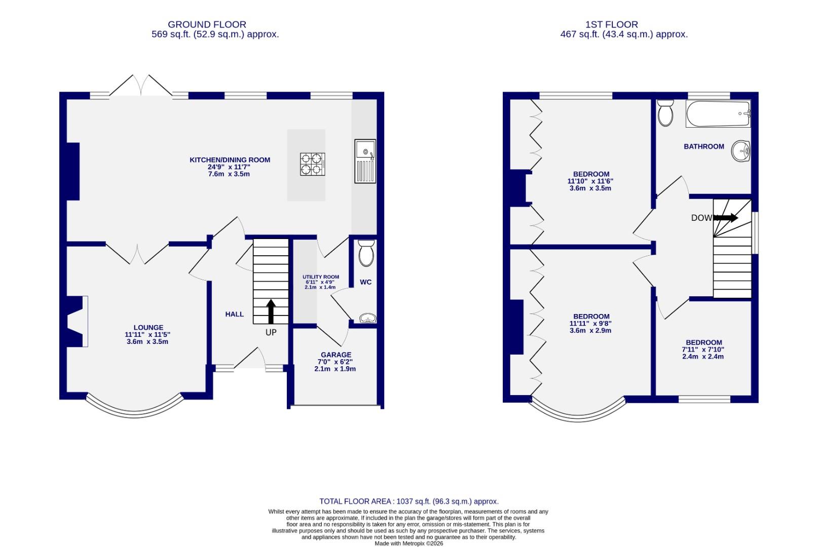 Floorplans For Woodlands Grove, York