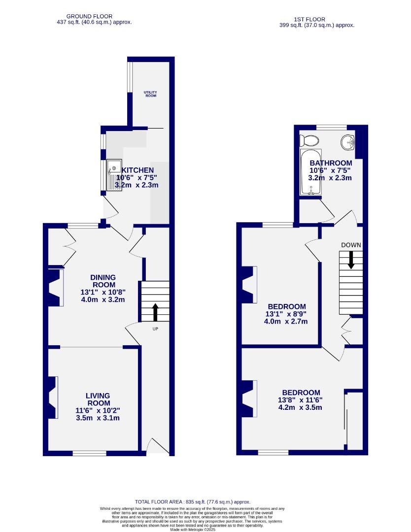 Floorplans For Amberley Street, York