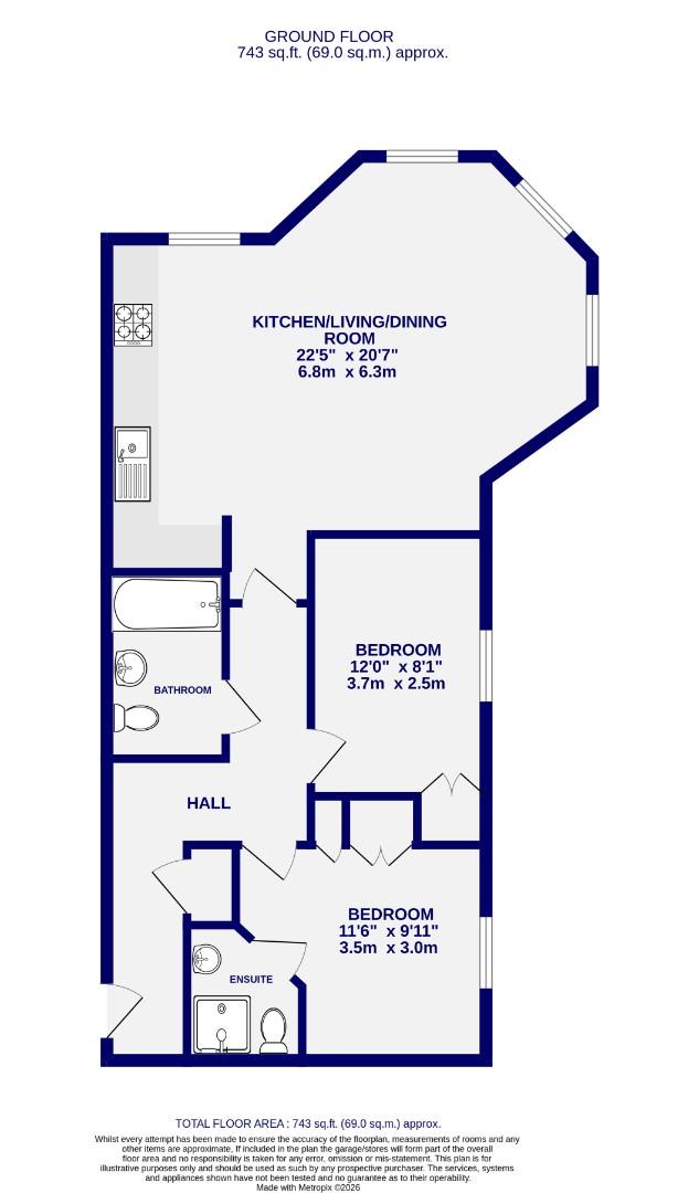 Floorplans For College Court, Dringhouses, York
