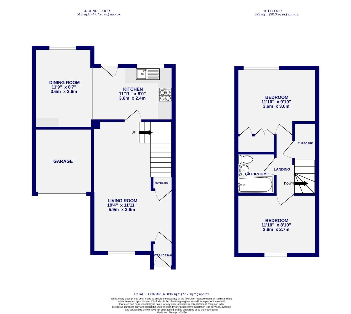 Floorplans For Bowling Green Croft, York