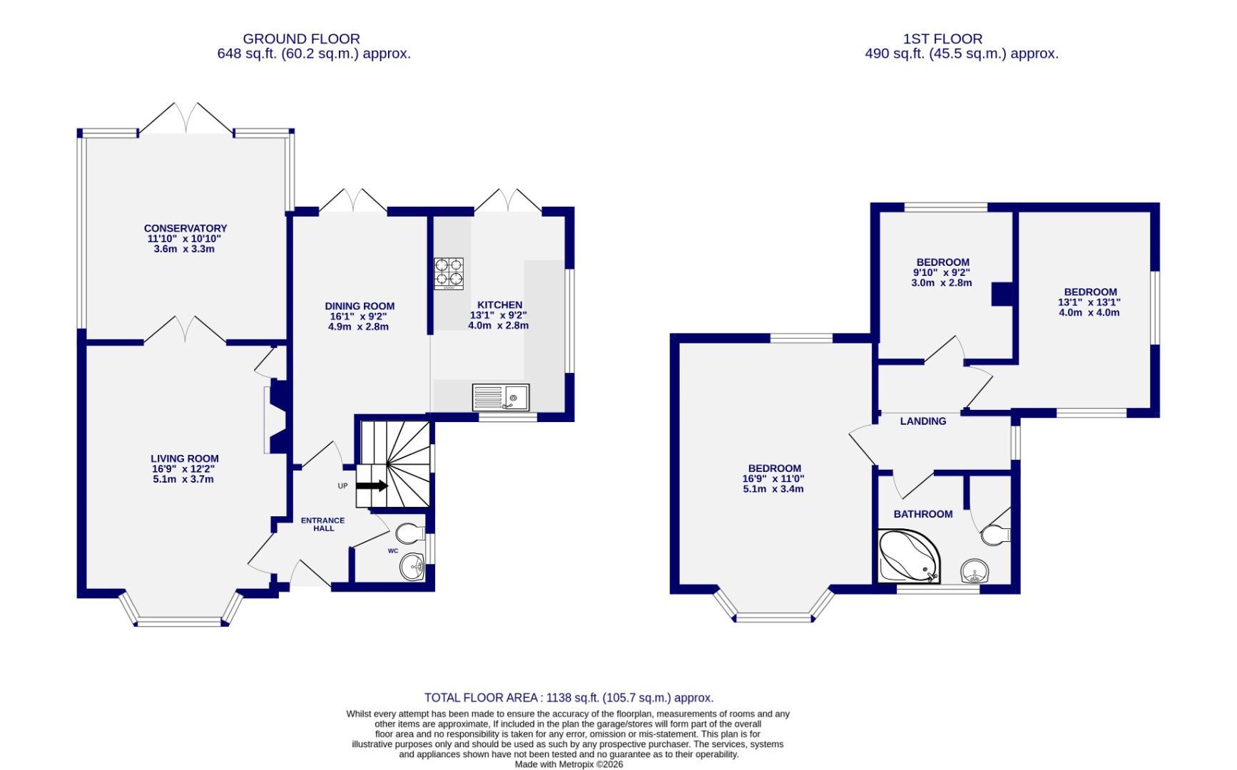 Floorplans For Caxton Avenue, Off Boroughbridge Road, York