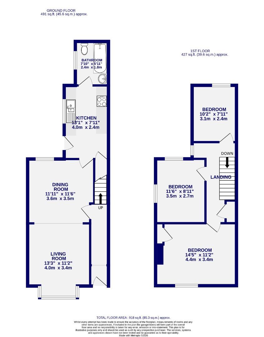 Floorplans For Inman Terrace, York