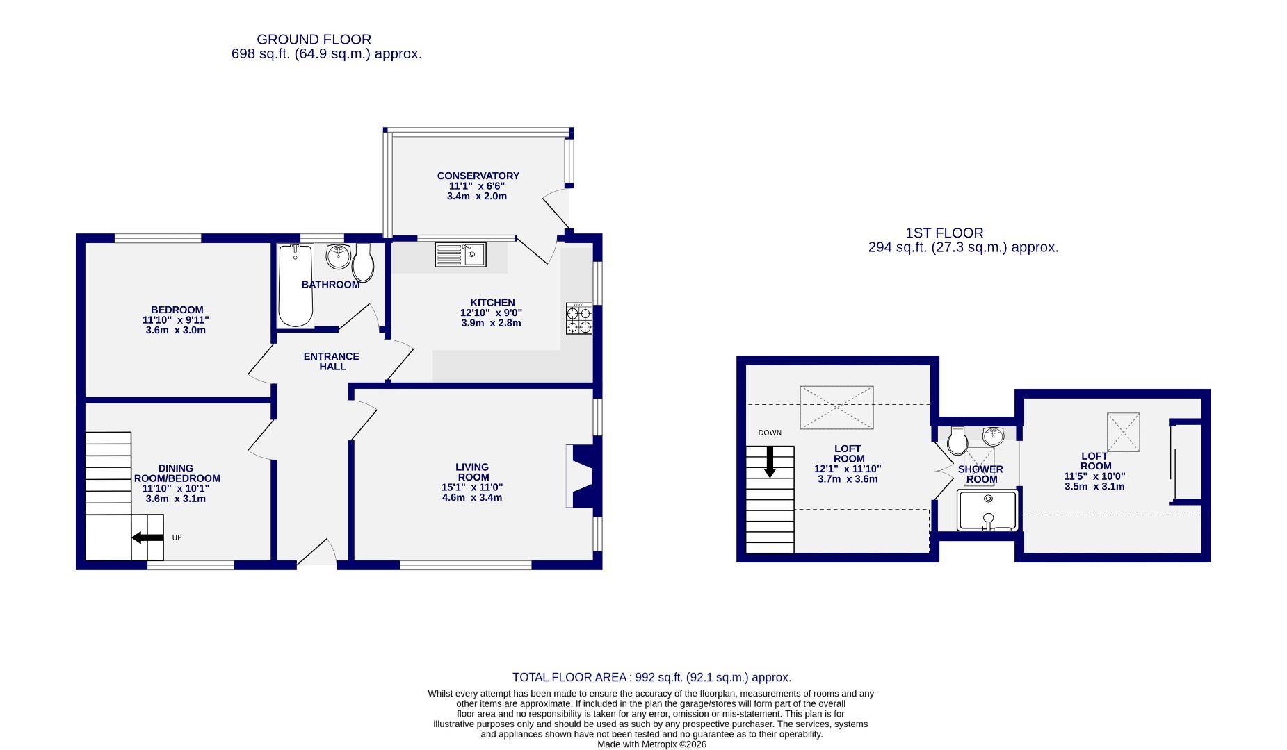 Floorplans For Brandon Grove, Hopgrove Lane South, York