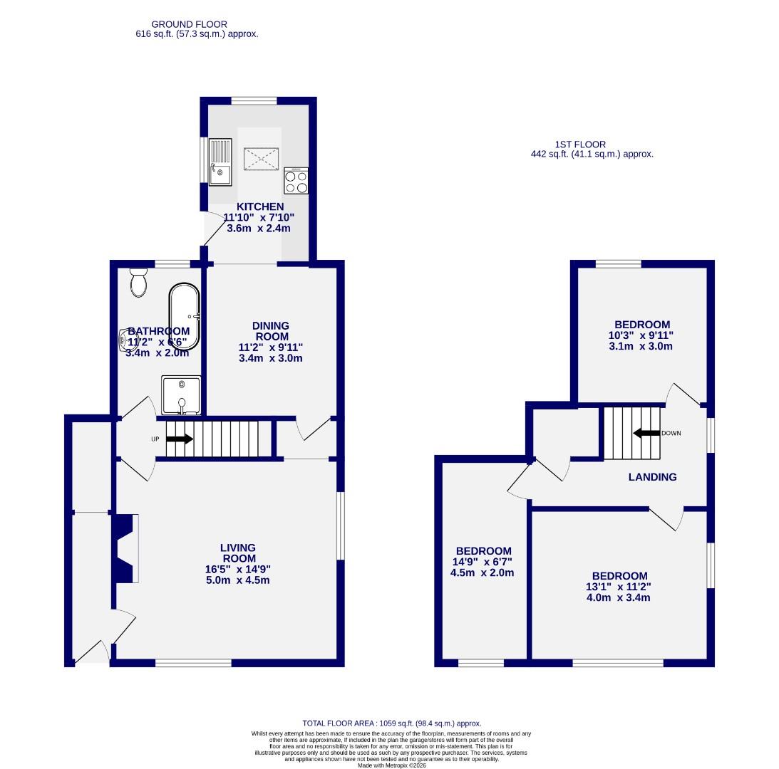 Floorplans For Tadcaster Road, Dringhouses, York