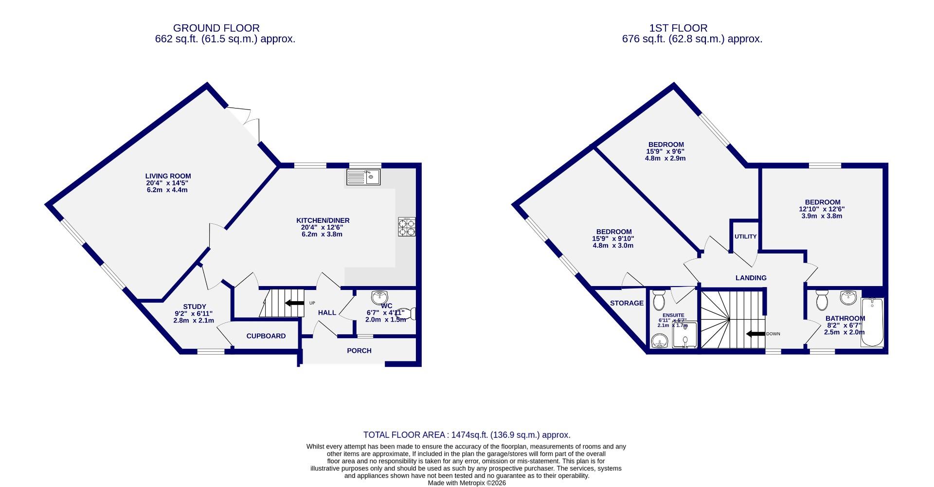 Floorplans For Blackberry Way, Osbaldwick, York