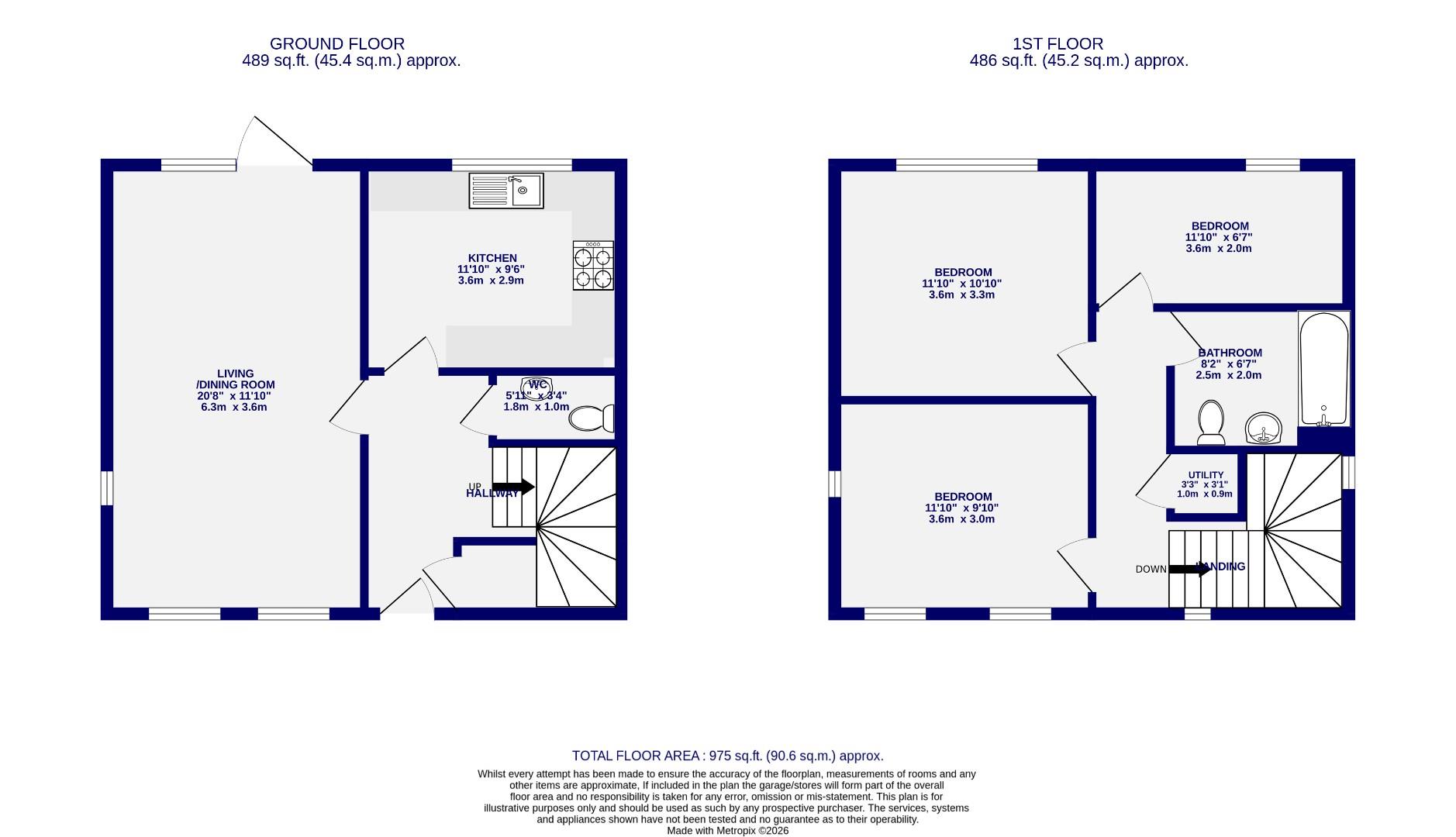 Floorplans For Blackberry Way, Osbaldwick, York