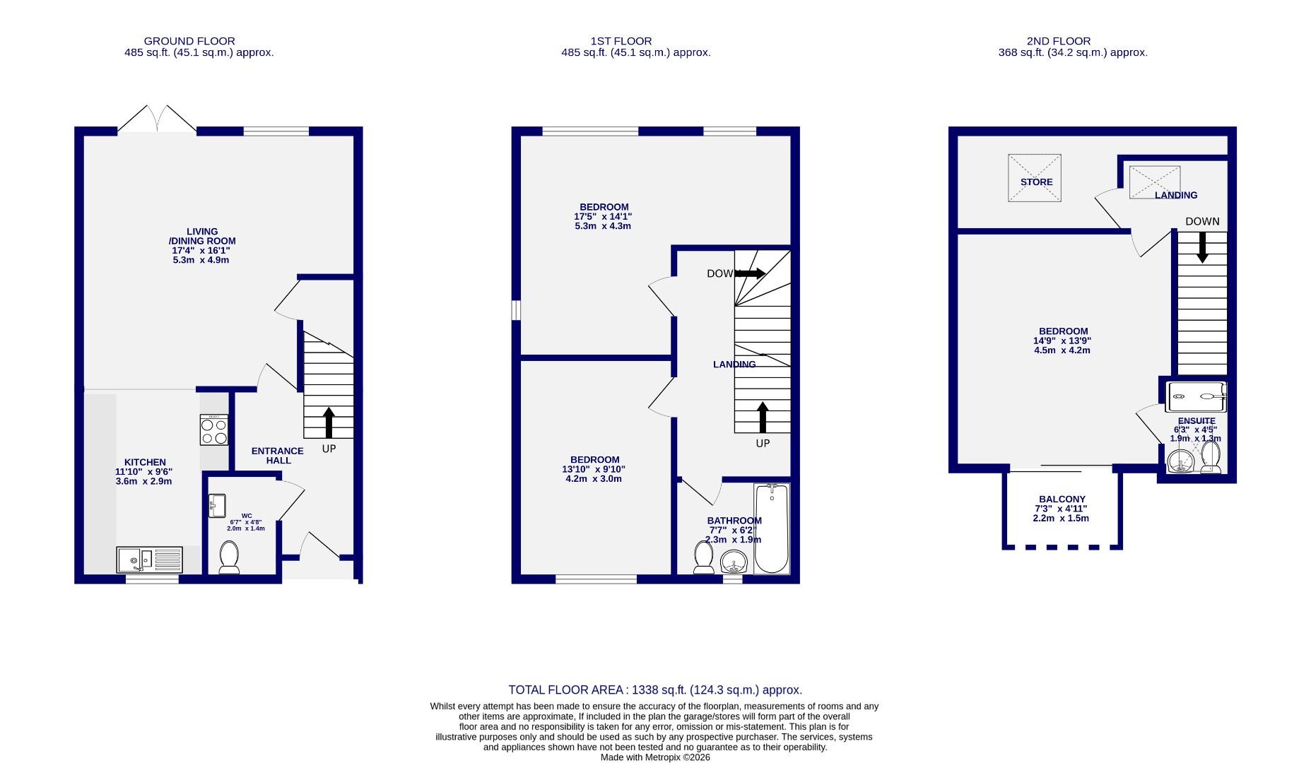 Floorplans For Blackberry Way, Osbaldwick, York