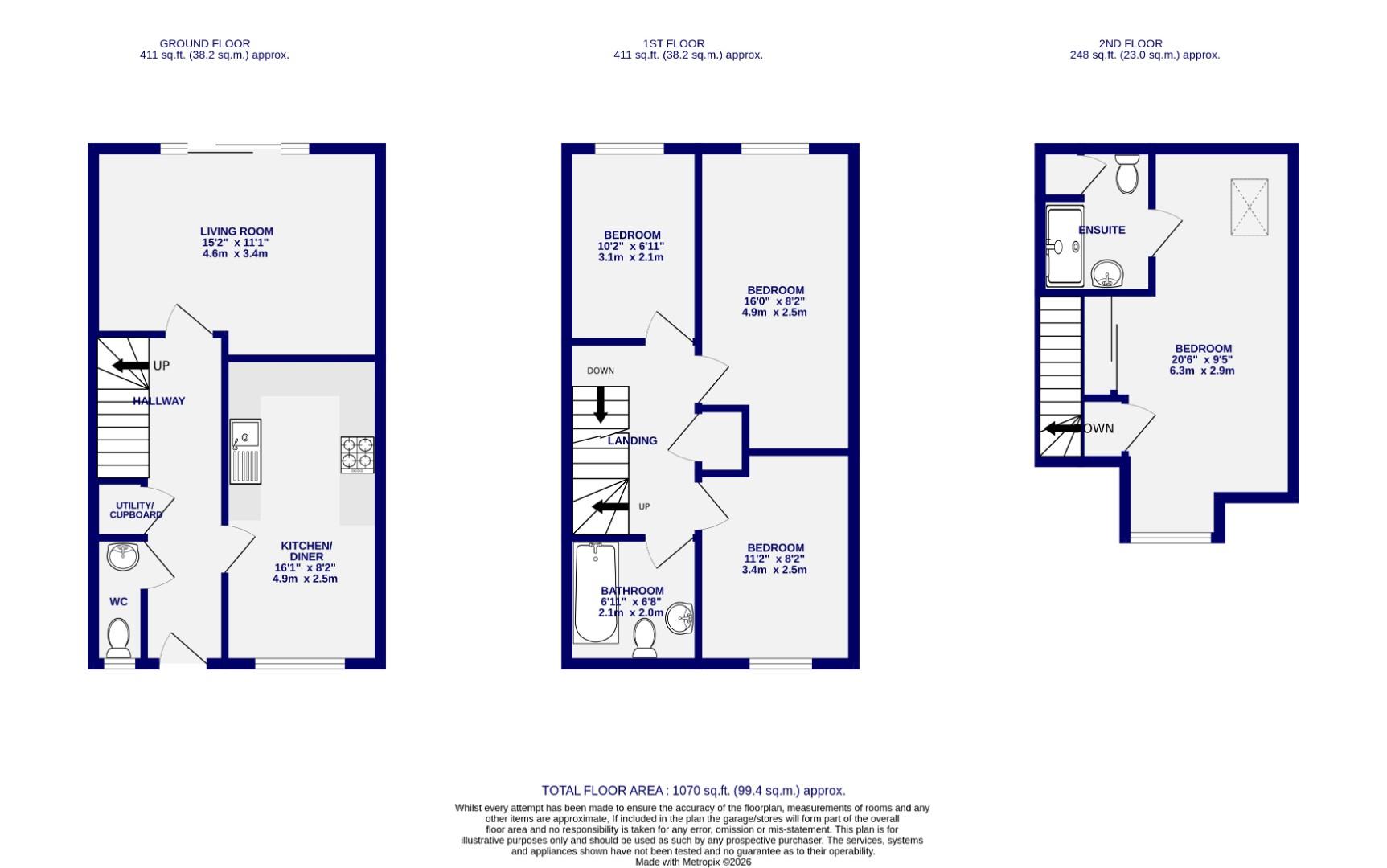 Floorplans For Farro Drive, York