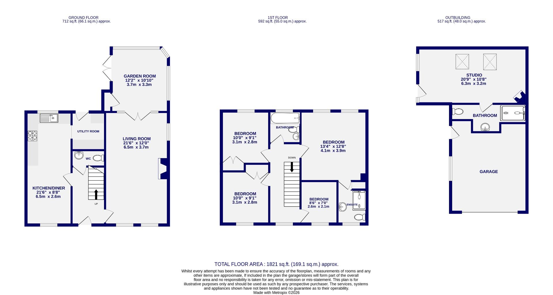 Floorplans For Main Street, Hessay, York