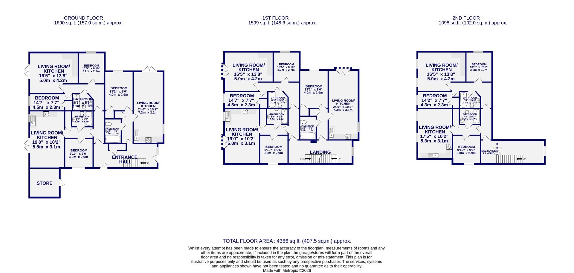 Floorplans For Stephenson Court, York