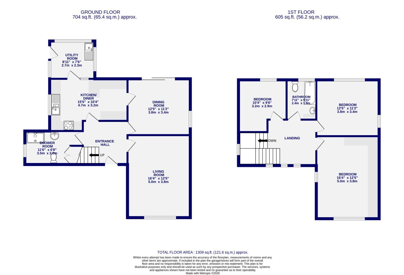 Floorplans For Millfield Lane, Nether Poppleton, York