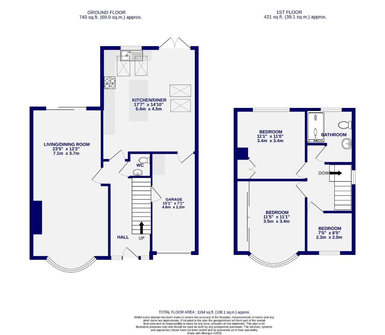 Floorplans For Cranbrook Road, York