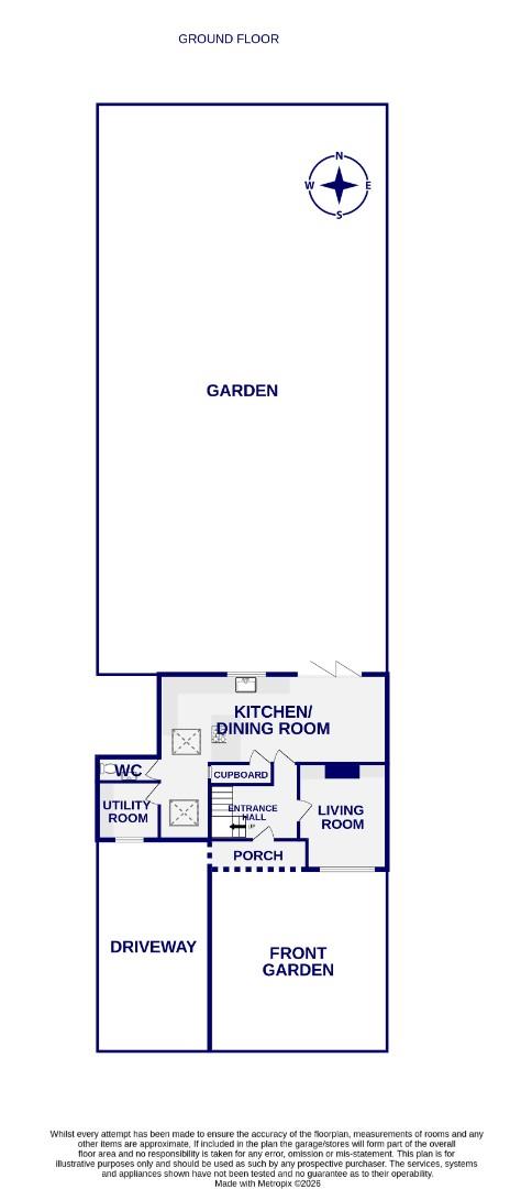 Floorplans For Authitts Cottages, Shipton By Beningbrough, York