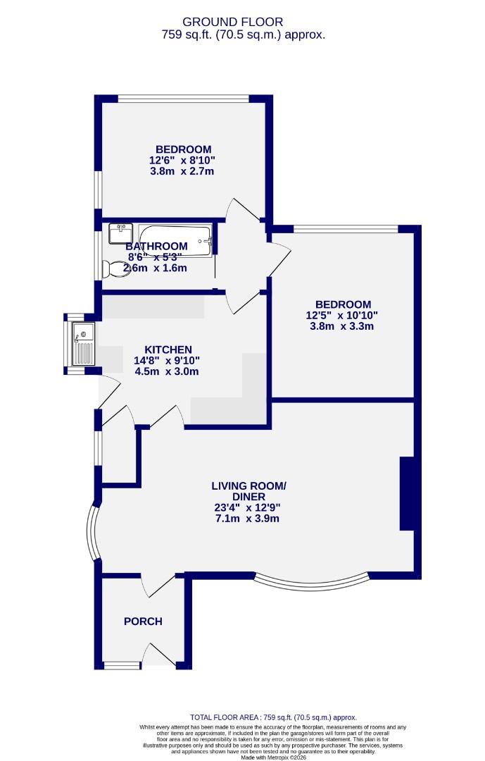 Floorplans For Long Ridge Drive, Upper Poppleton, York