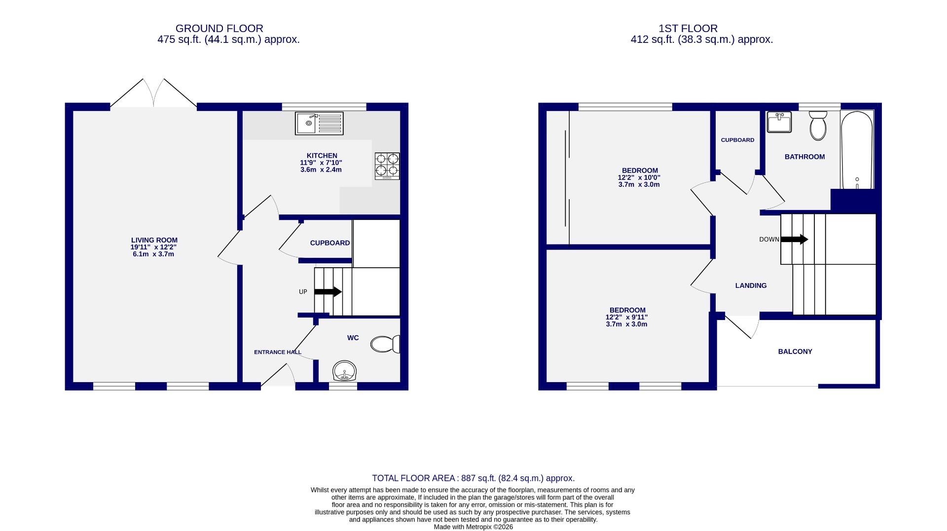 Floorplans For Lotherington Mews, York