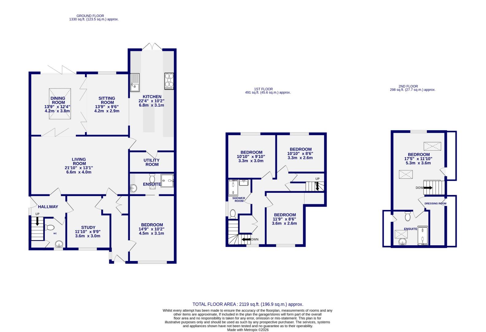 Floorplans For Cat Lane, Bilbrough, York