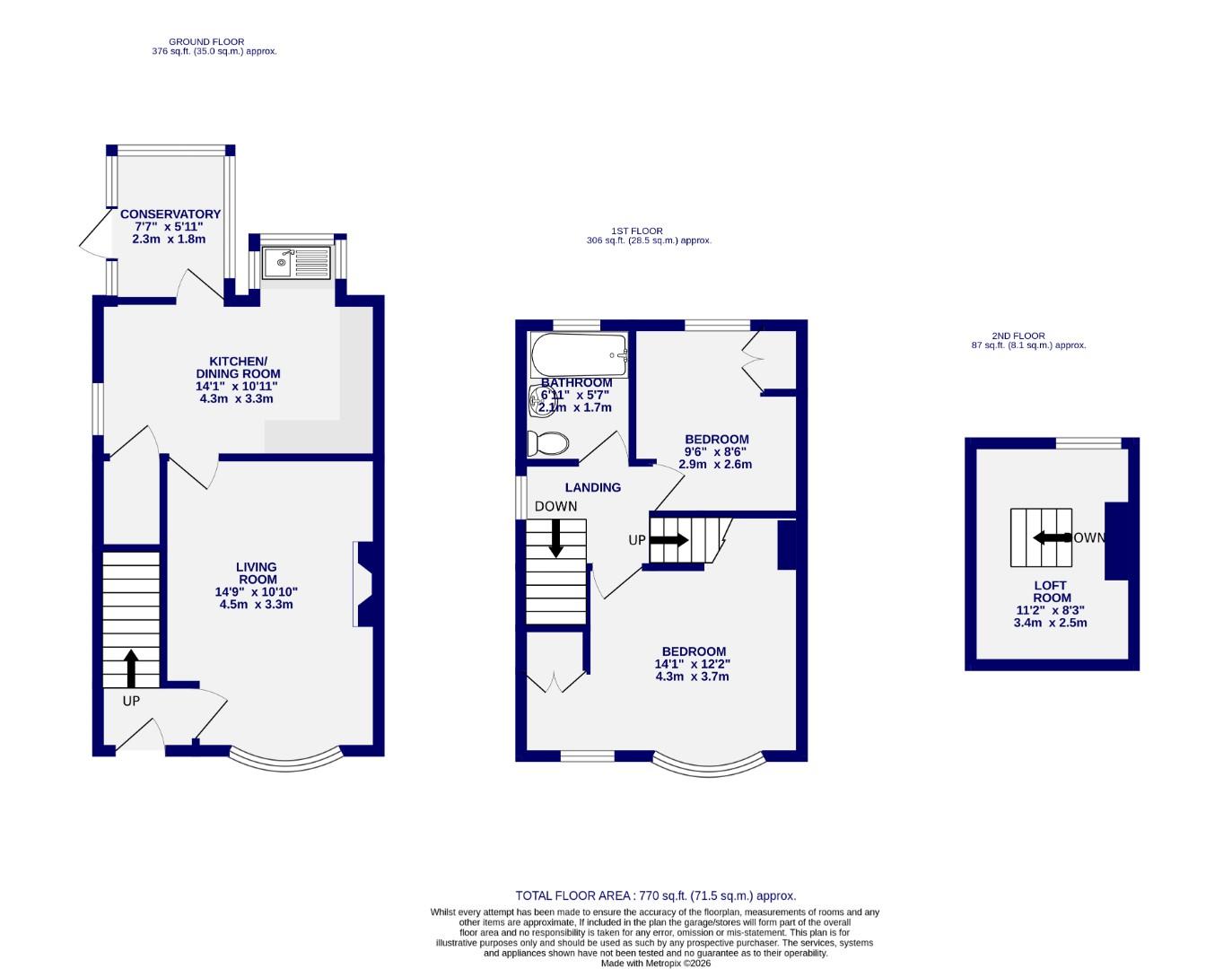Floorplans For Whitestone Drive, York