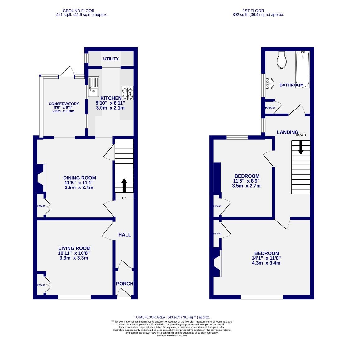 Floorplans For Farndale Street, York