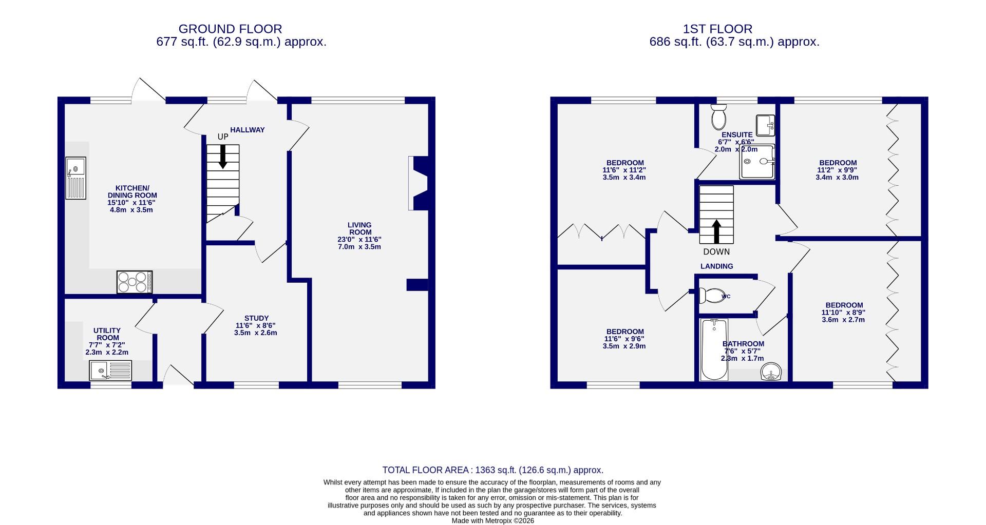 Floorplans For The Lane, Gate Helmsley, York