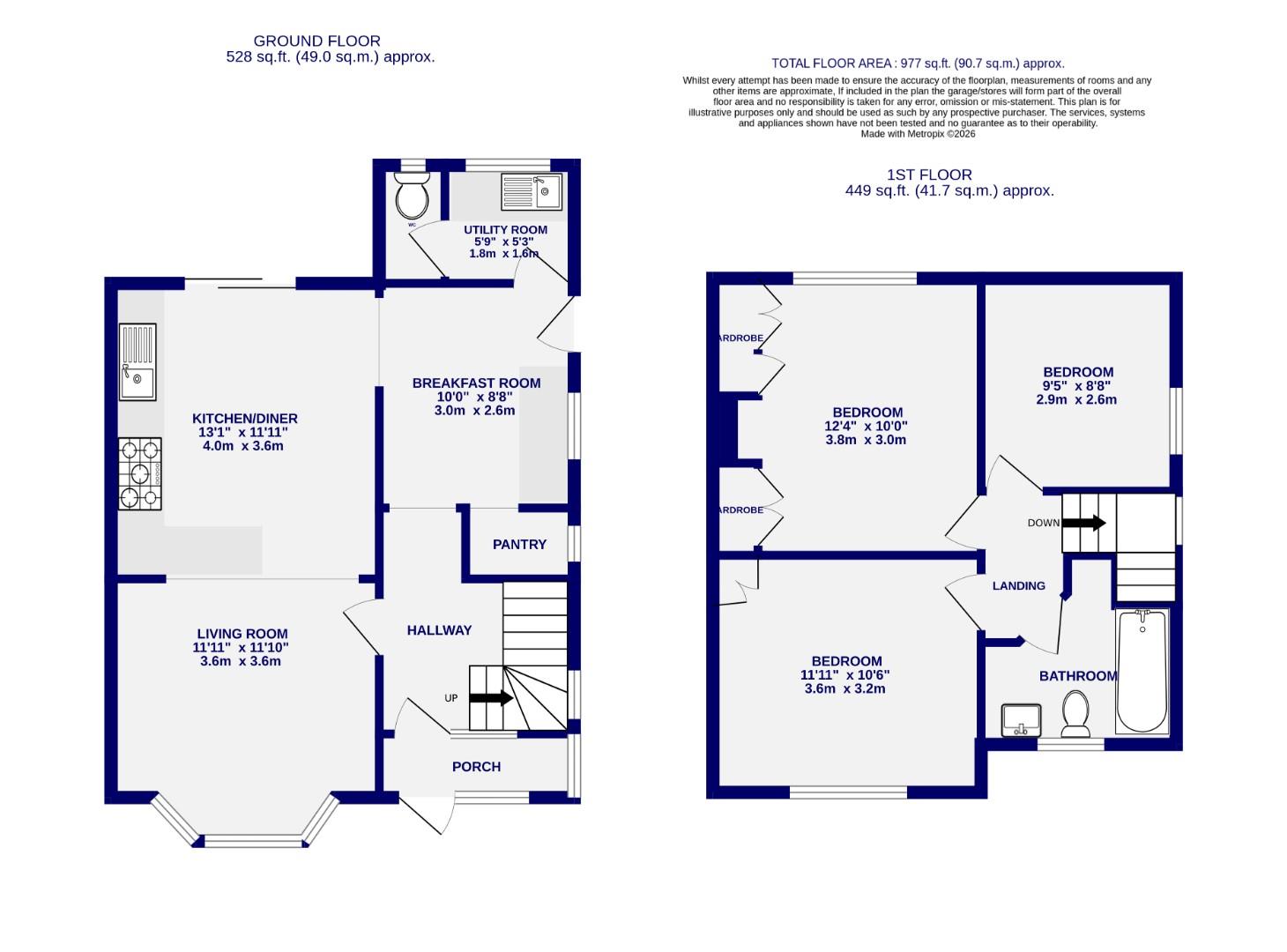 Floorplans For Byland Avenue, York