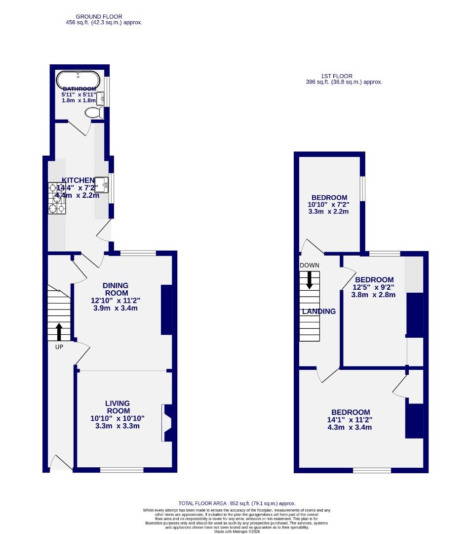 Floorplans For Balfour Street, York