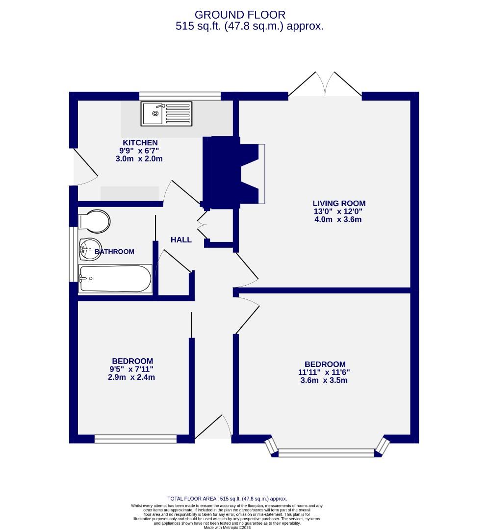 Floorplans For Almsford Road, York