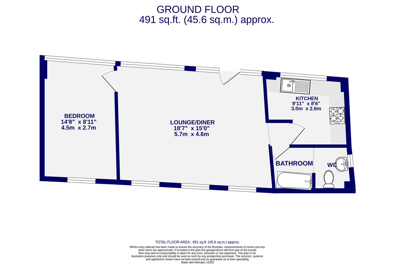 Floorplans For Far Bannyhow Cottage, Swaythorpe Farm, Thwing, Driffield YO25 3ED