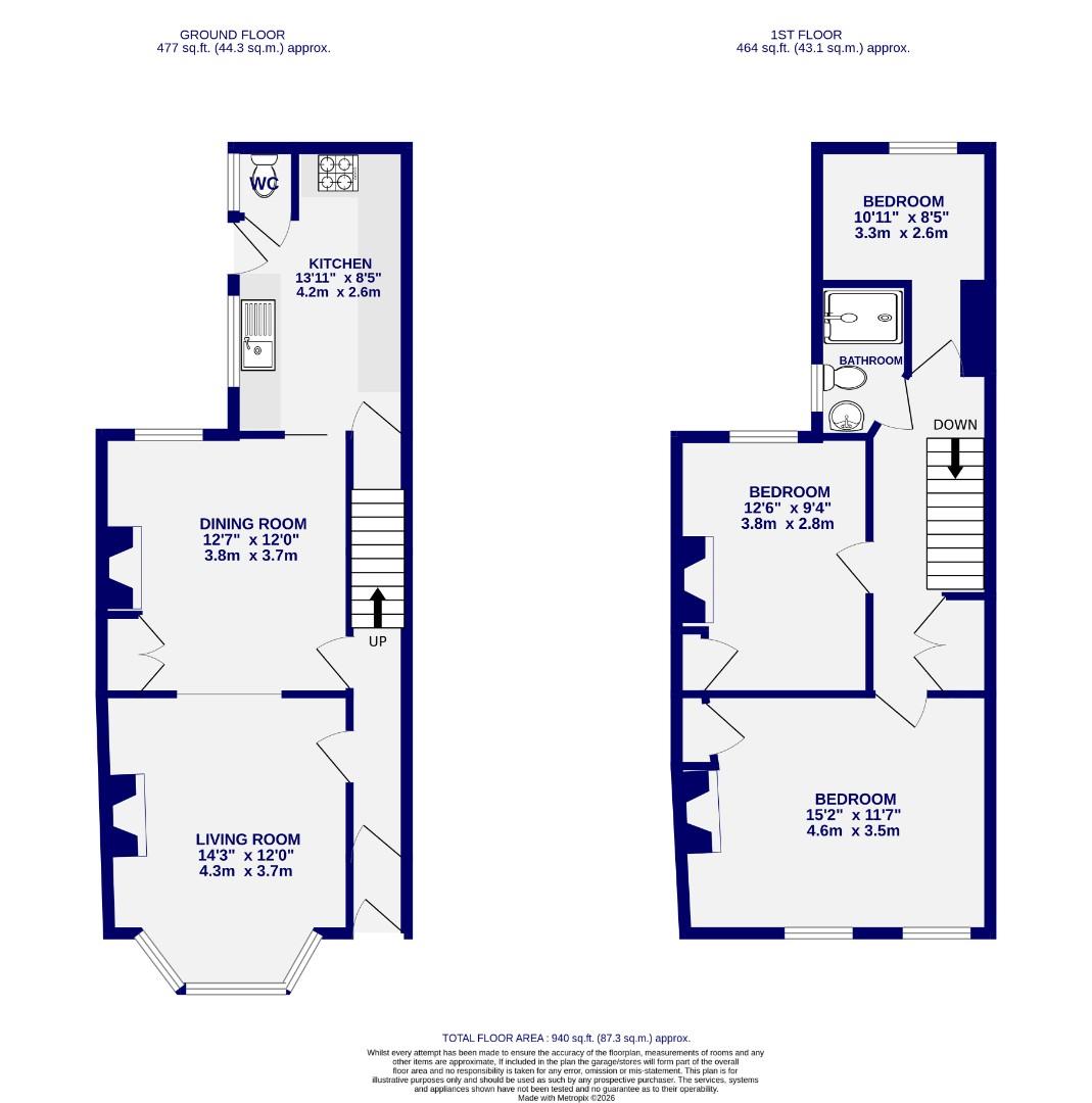 Floorplans For Beaconsfield Street, York