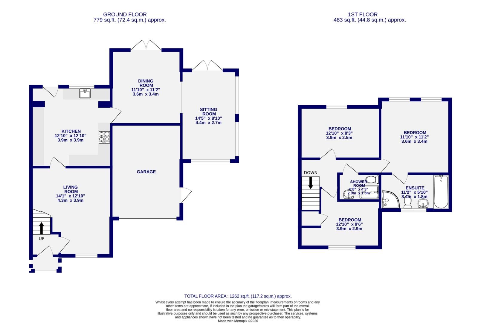 Floorplans For Leadley Croft, Copmanthorpe, York