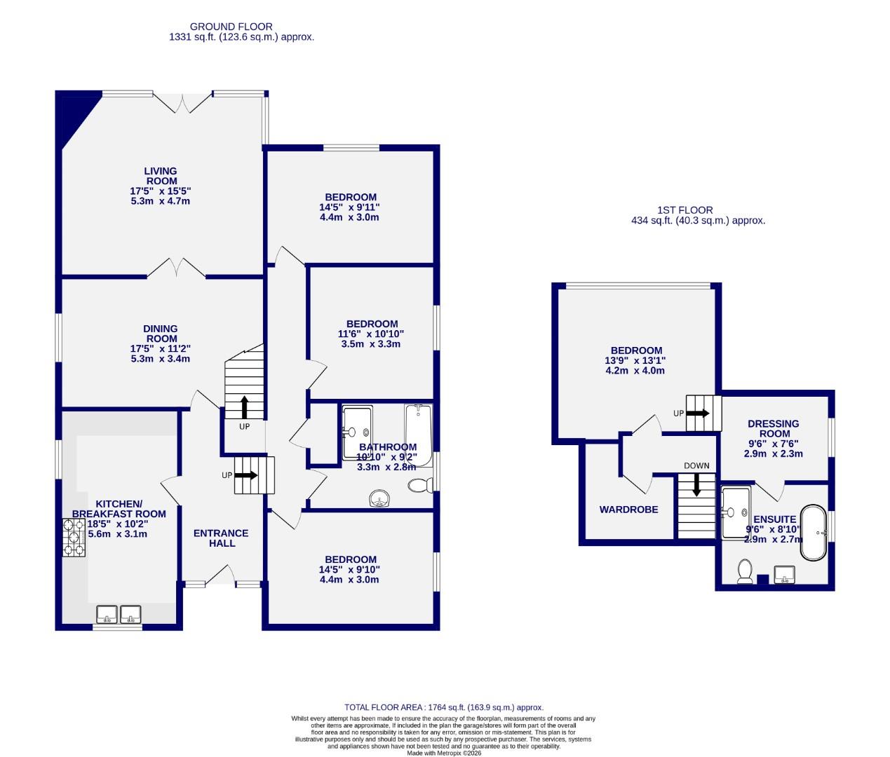 Floorplans For Back Lane, Copmanthorpe, York