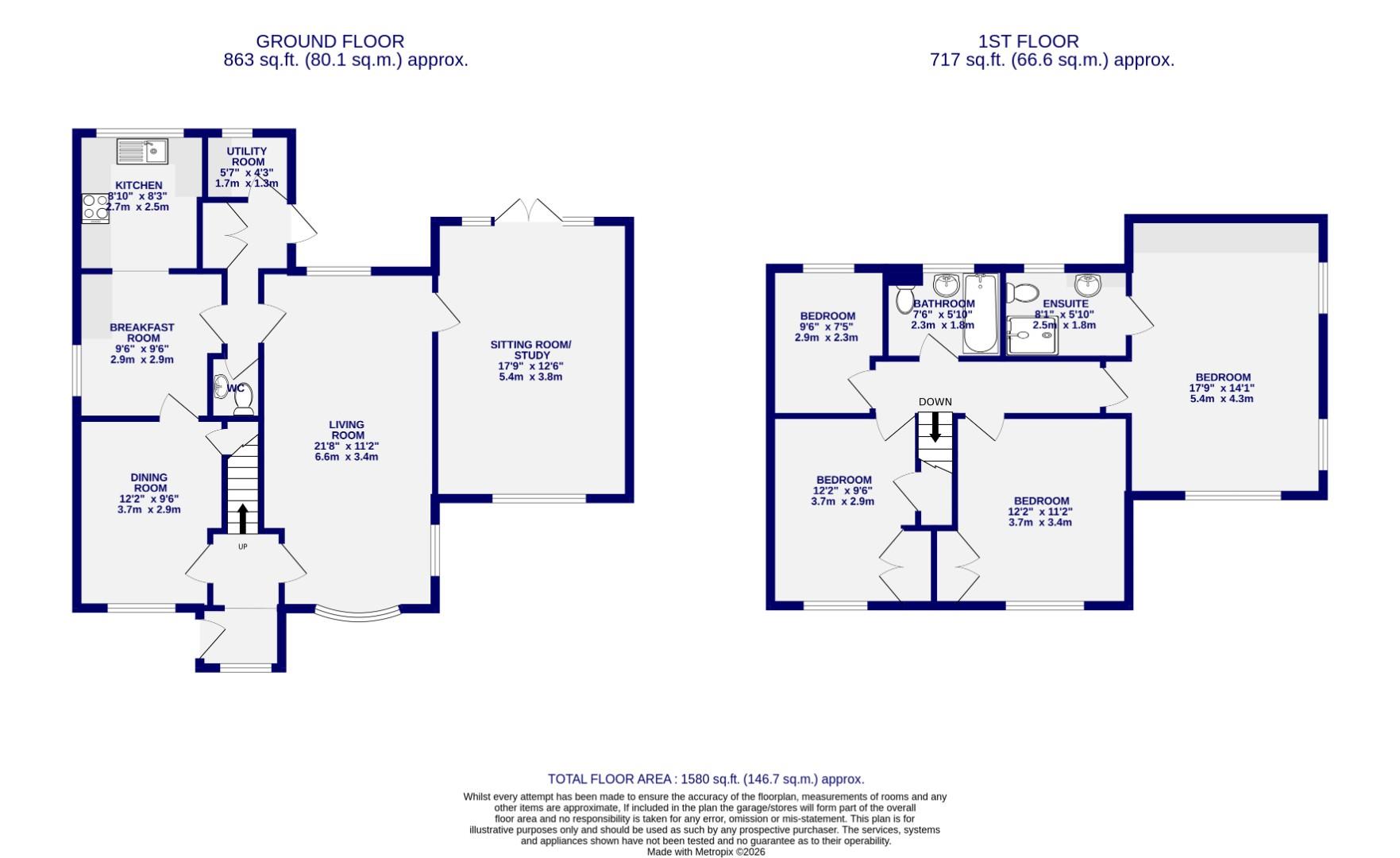 Floorplans For Farmers Way, Copmanthorpe, York