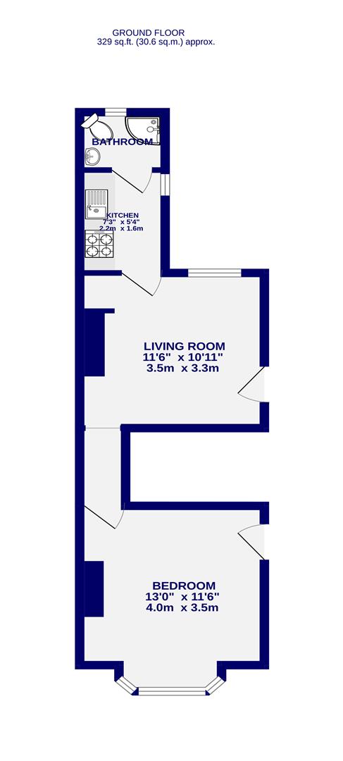 Floorplans For Flat 1 Holgate Road, York, YO24 4AA