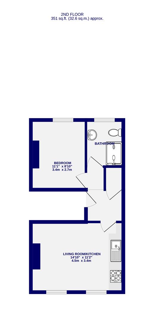 Floorplans For Flat 3 Holgate Road, York, YO24 4AA