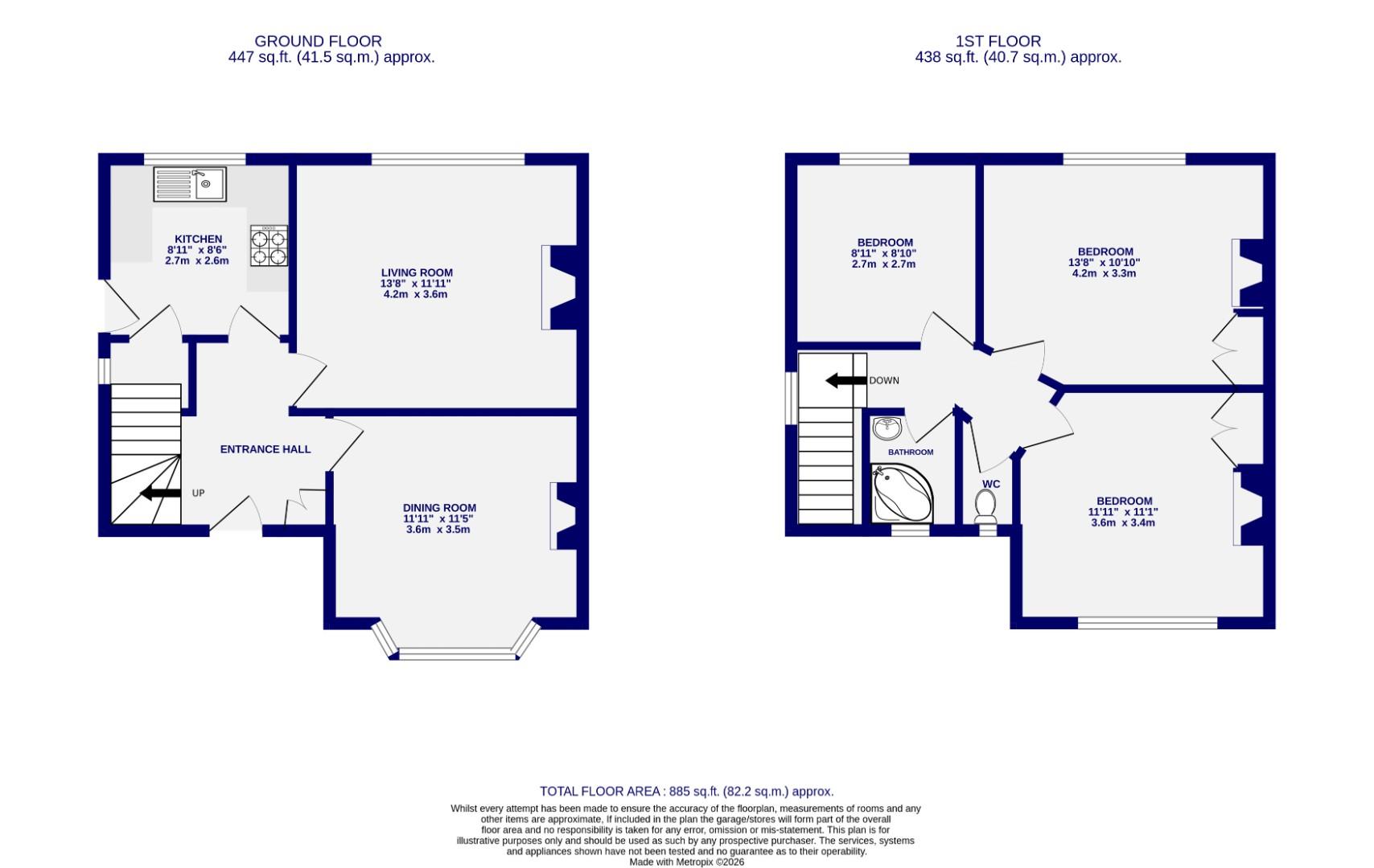 Floorplans For Chestnut Grove, Acomb, York