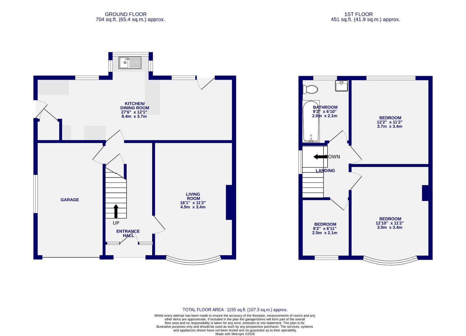 Floorplans For Langholme Drive, York