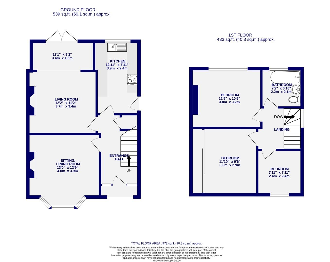 Floorplans For Malvern Avenue, York
