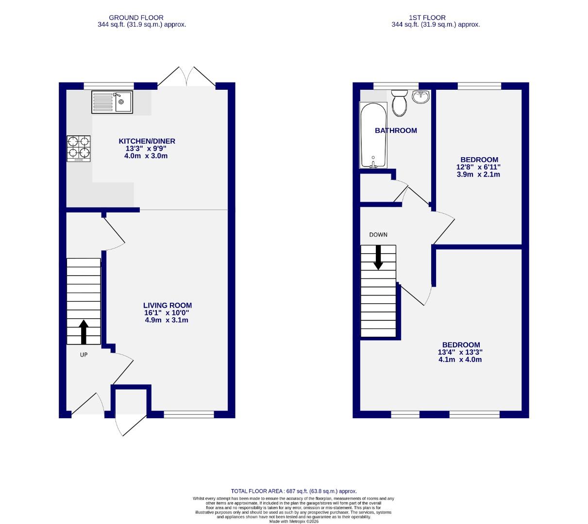 Floorplans For Huntington Road, York