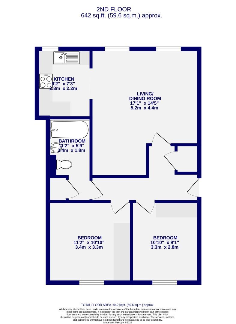 Floorplans For Fossview House, Gladstone Street, York