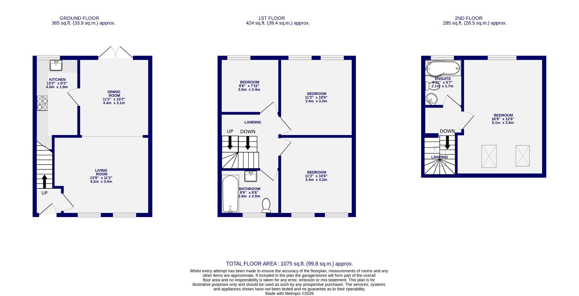 Floorplans For Tennyson Avenue, York