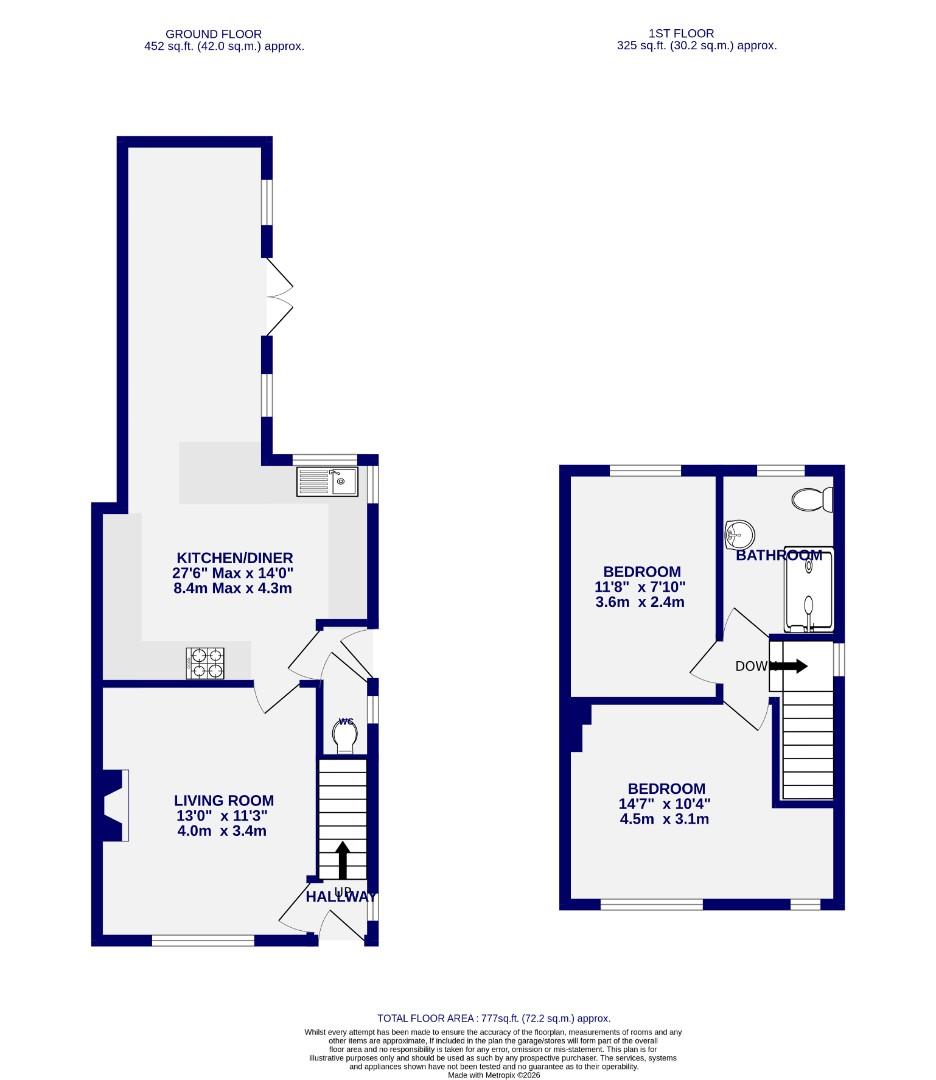 Floorplans For Montague Street, South Bank, York