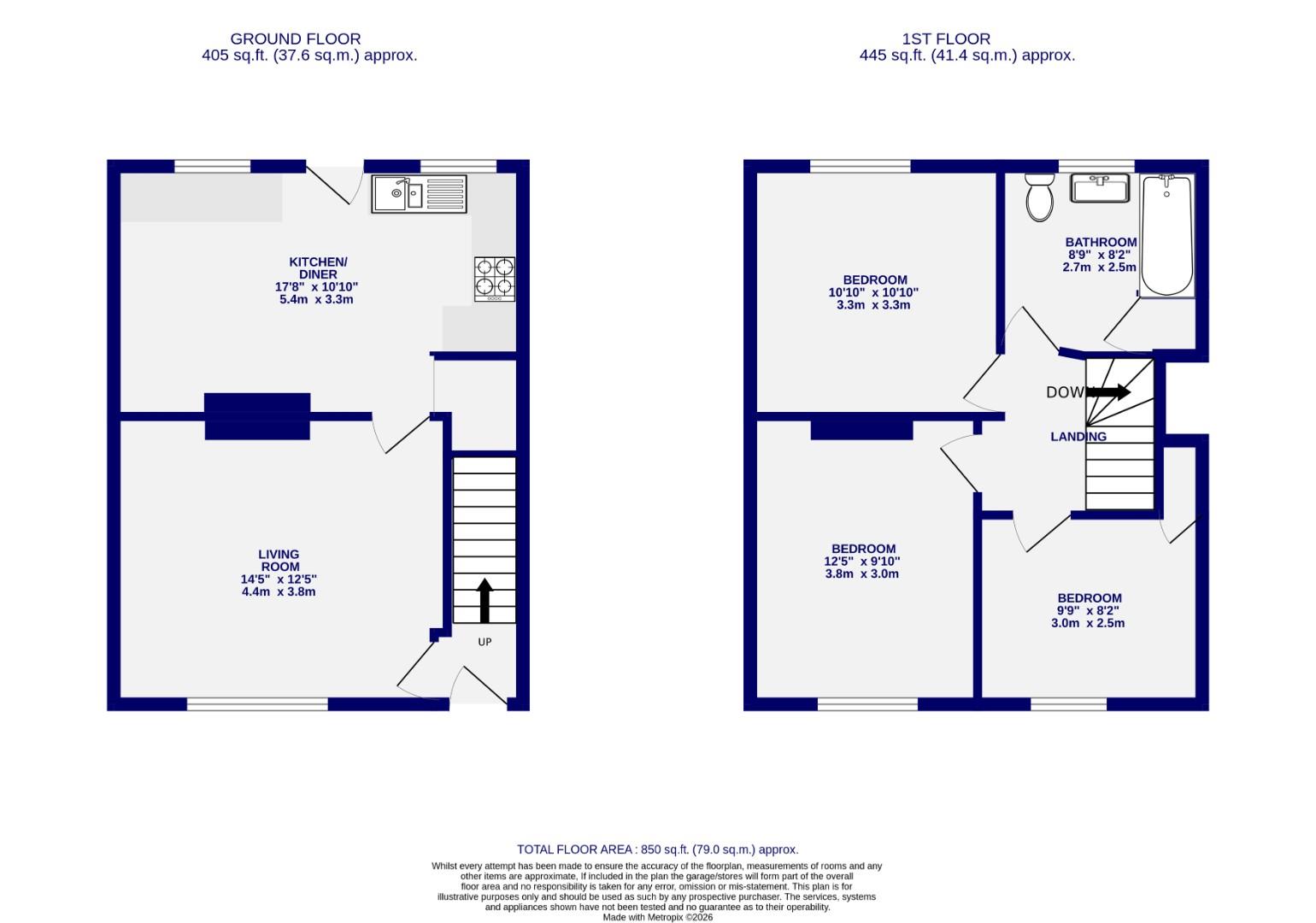 Floorplans For Spalding Avenue, York