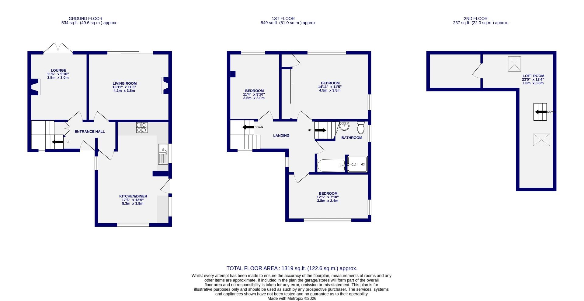 Floorplans For Brecksfield, Skelton, York
