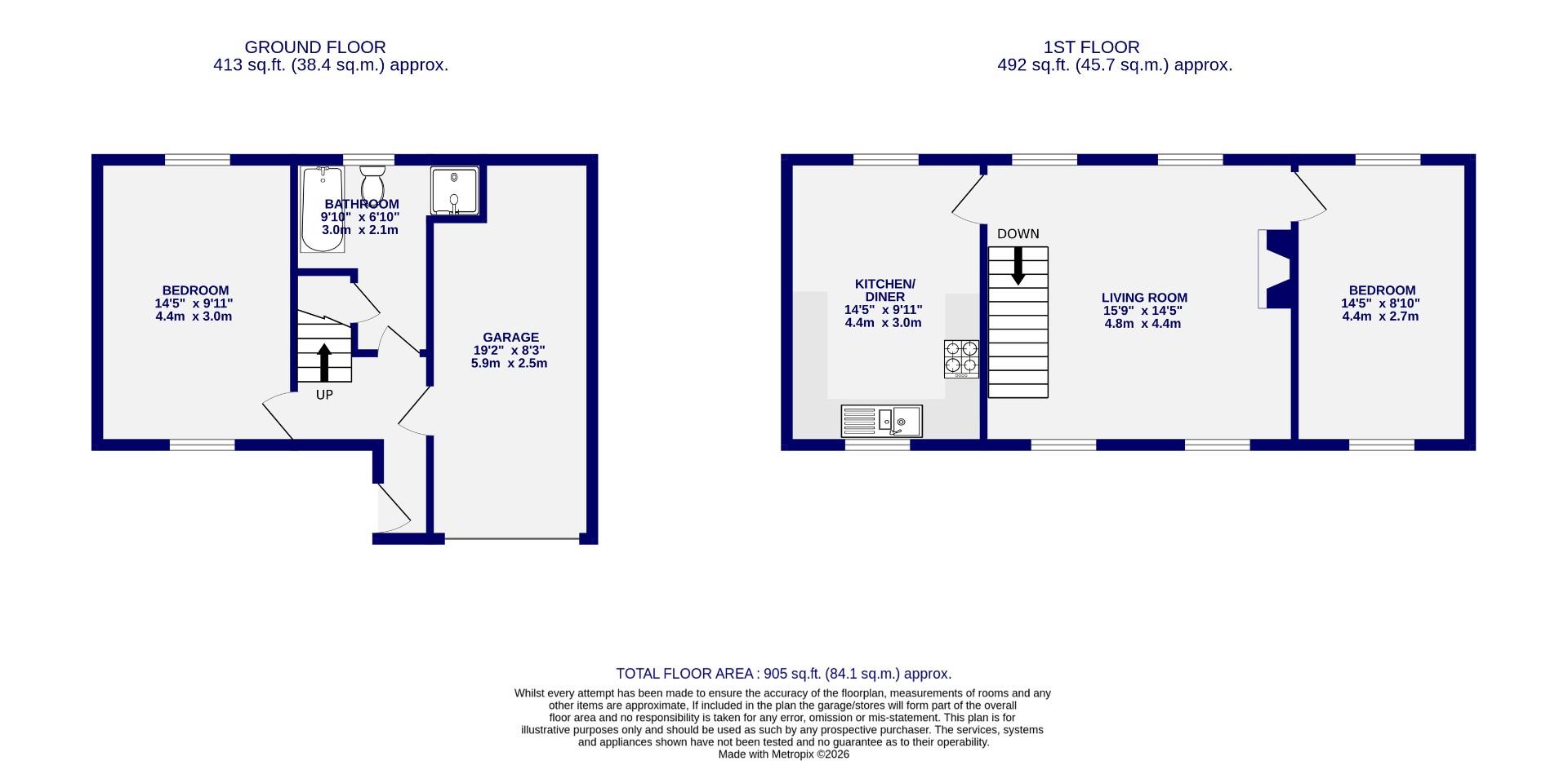 Floorplans For Mill Mount Court, York