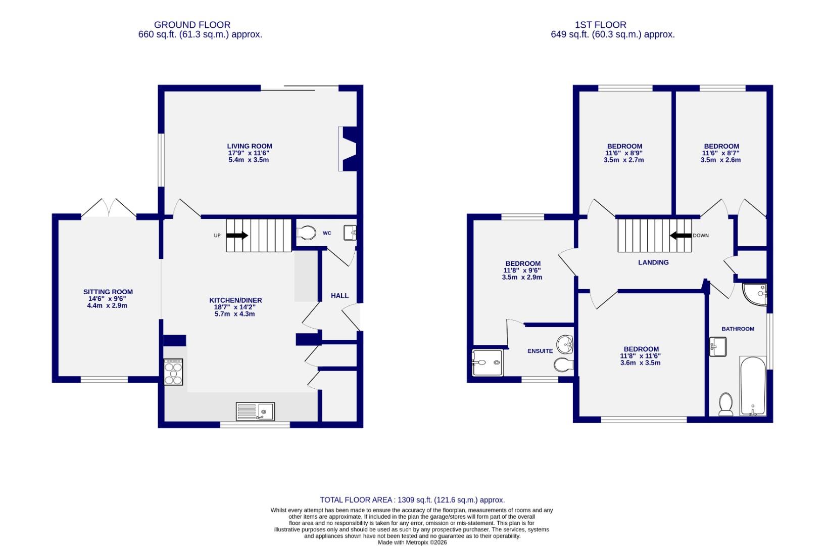 Floorplans For Mount Park, Riccall, York