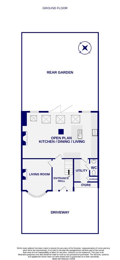 Floorplans For Middlethorpe Grove, off Tadcaster Road, York