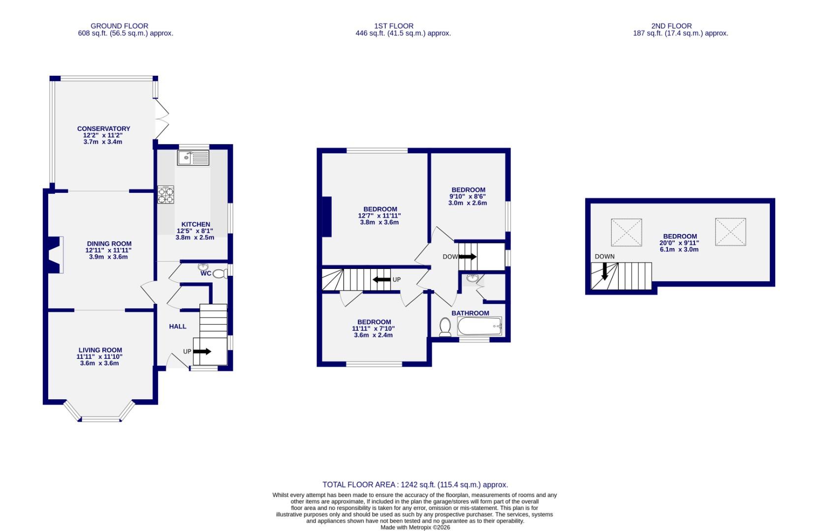 Floorplans For Askham Lane, York