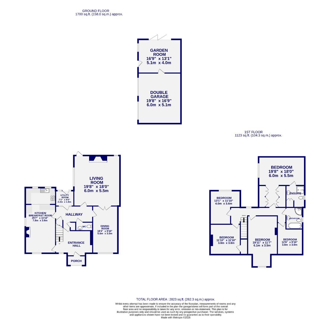 Floorplans For Cawood Road, Stillingfleet, York